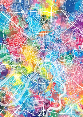 moscow city map color