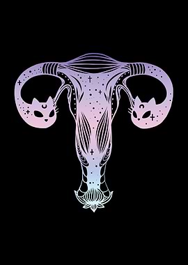 Ovaries Uterus Cat Heads