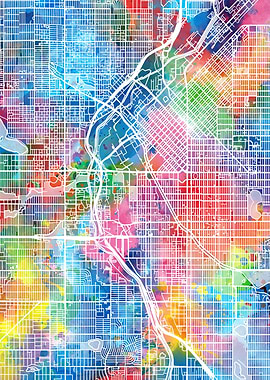 denver city map color