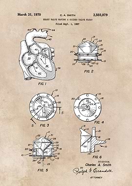 patent Smith Heart valve h
