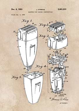 patent Streng Electric dry