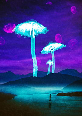 Glowy Shrooms