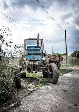 Old tractor