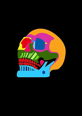 Day of the dead skull