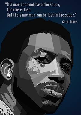 Gucci Mane WPAP Pop Art