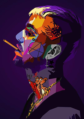 Lil Peep WPAP Pop Art