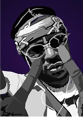 2 Chainz WPAP Pop Art