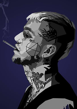 Lil Peep WPAP Pop Art