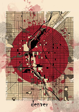 denver map japanese