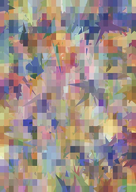 geometric square pixel