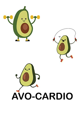 Funny Avocardio for Gymers