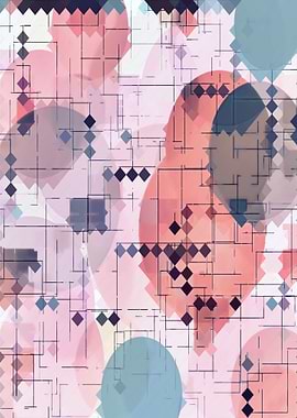 circle and square pattern