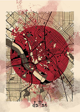 dallas map japanese