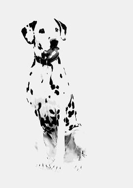 Dalmatian dog