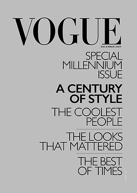 No004 VOGUE Cover DEC 1999