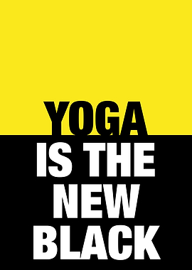 YOGA is the new black