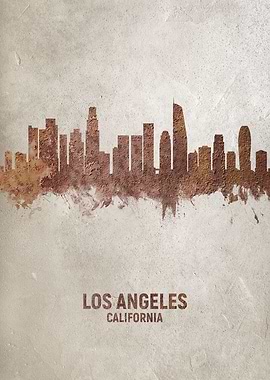 Los Angeles Rust Skyline