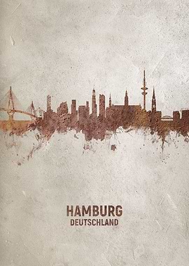 Hamburg Rust Skyline