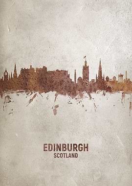 Edinburgh Rust Skyline