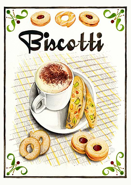 BISCOTTI and CAPPUCCINO