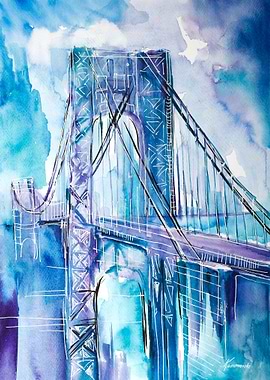 New York Brooklyn Bridge