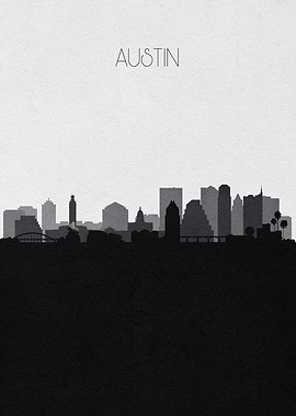 Austin Skyline, Texas