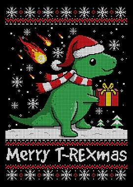Merry t rexmas christmas