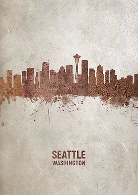Seattle Rust Skyline