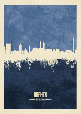 Bremen Germany Skyline
