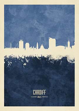 Cardiff Wales Skyline