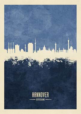 Hannover Germany Skyline