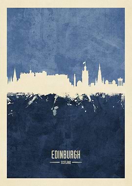 Edinburgh Scotland Skyline