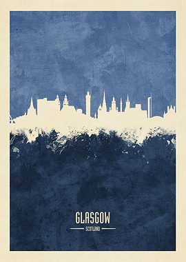 Glasgow Scotland Skyline