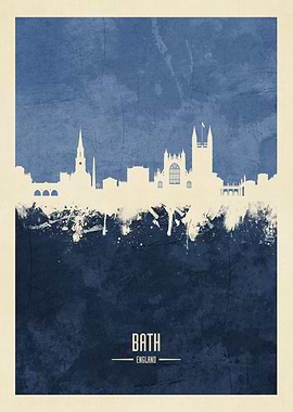 Bath England Skyline
