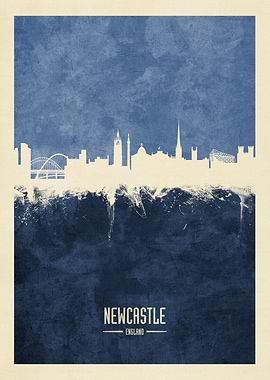 Newcastle England Skyline