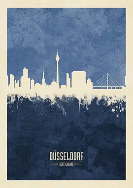 Dsseldorf Germany Skylin