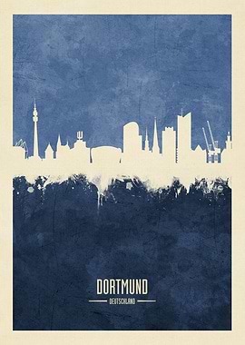 Dortmund Germany Skyline