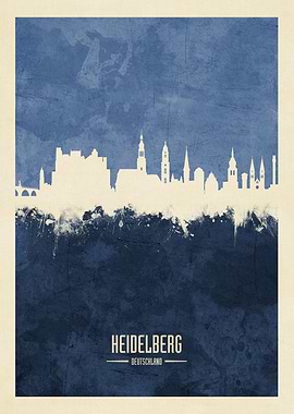 Heidelberg Germany Skylin
