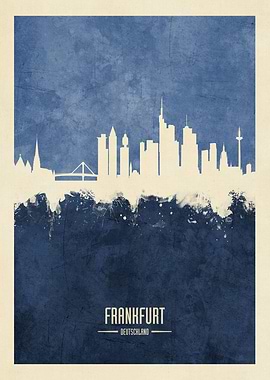 Frankfurt Germany Skyline
