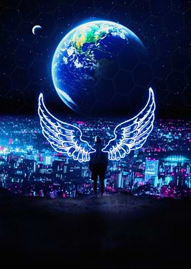 new world blue wings