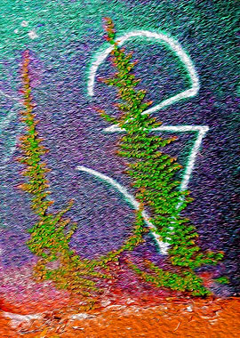 Graffiti Nature orange