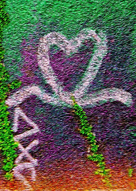 Graffiti Nature green