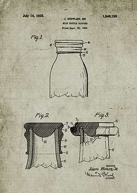 1924 Milk Bottle Closure