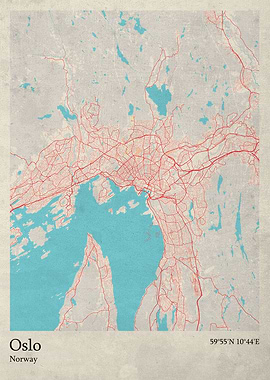 Oslo city map