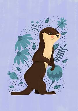 Seashell the otter