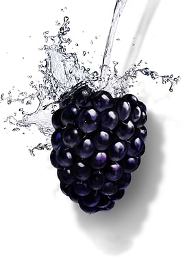blackberry and splash