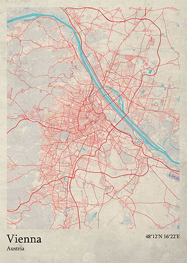 Vienna city map