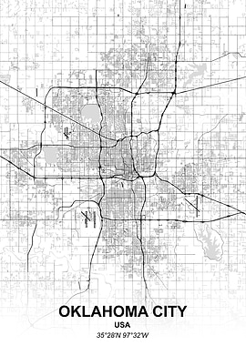 Oklahoma City city map