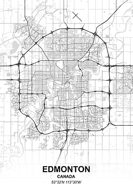 Edmonton city map