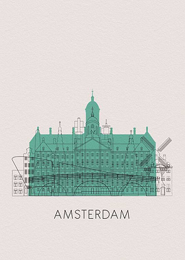 Amsterdam Skyline